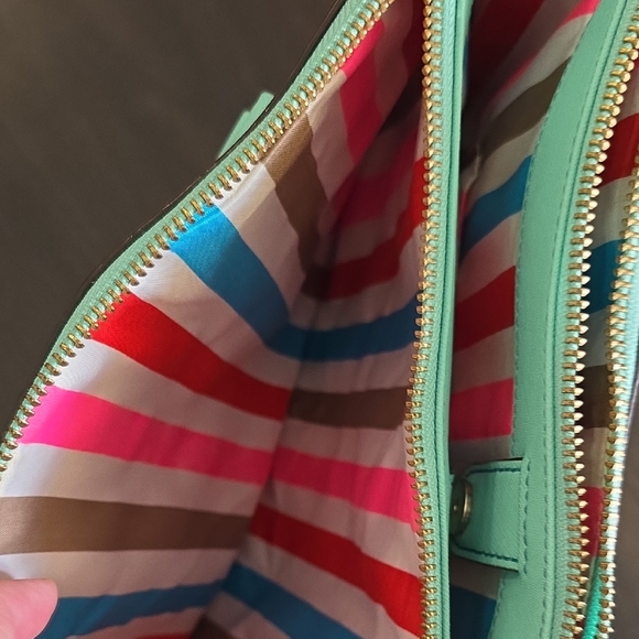 Kate Spade Aqua Blue Tote Bag - Picture 8 of 16